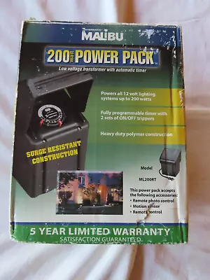 Malibu ML200RT 200 Watt 12V AC Low Voltage Power Pack Transformer • $149.95