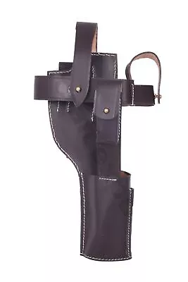 Wwi Wwii German Mauser C96 Broomhandle Holster Rig Dark Brown • $58.04