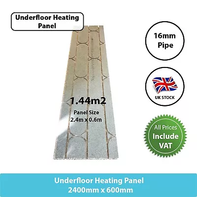 Pre Routed Underfloor Heating Chipboard Boards 22mm X 2400mm X 600mm 16mm Pipe • £35.99