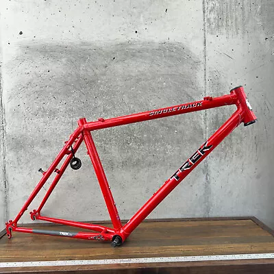 Vintage Trek 970 Frame USA Lugged 18 In Single Track True Temper OX Comp CRMO • $350.99