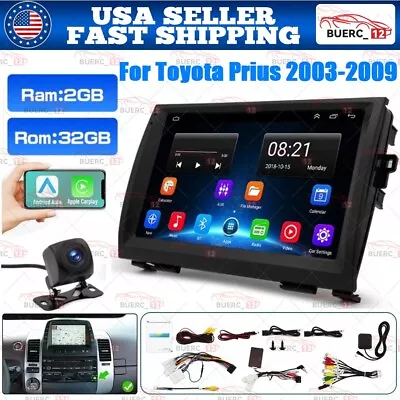 For 2003-2009 Toyota Prius Android 13.0 Car Radio GPS Navi Wifi Apple Carplay BT • $141.35