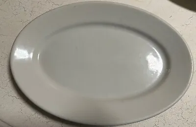 Sterling China Co Vitrified Restaurant Ware 12”x8” Oval Serving Platter • $17.99