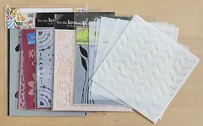 Card Making Scrapbooking Papercraft Job Lot Assorted Stencil Masks X14 • £15