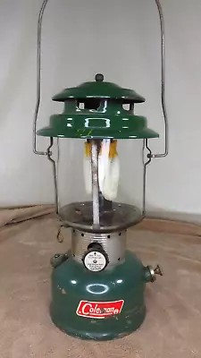 Vintage 1968 Coleman Lantern 220F Green SUNSHINE LOGO • $24.99