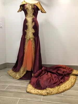 $350 • Buy Vintage Handmade Carnival Costume Dress