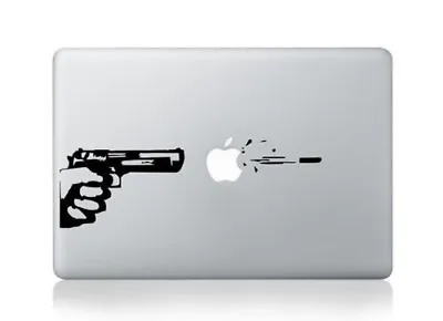 Gun Bullet Decal For Macbook Pro Sticker Vinyl Laptop Mac Notebook Skin • £2.49