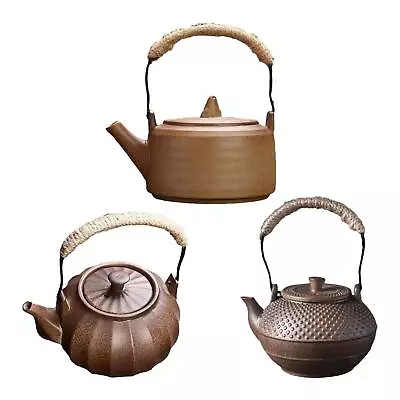 Japanese Teapot Japanese Loose Leaf Tea Pot For Stovetop With Infuser Tea Maker • £18.13