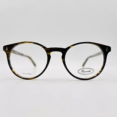 Faconnable Eyeglasses Men Ladies Round Braun Panto Mod. NV 223 New Vintage New • £109.86