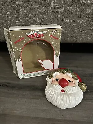 Vintage Liberty Bell Christmas Musical Santa Door Bell Ringer & Plaque In Box • $35