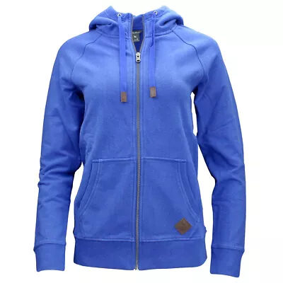 Eddie Bauer Bonfire Full Zip Hoodie Womens Blue Casual Outerwear 183-682 • $17.99