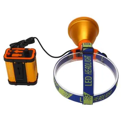 Powerful Rechargeable Mining Headlamp | Safety Helmet Light • $36.92