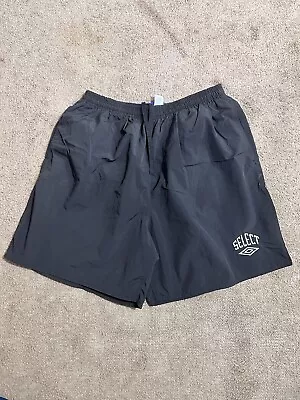 Vintage Umbro Select Nylon Shorts Draw String Size XL 90s 80s Y2K Rap Band Nike • $26