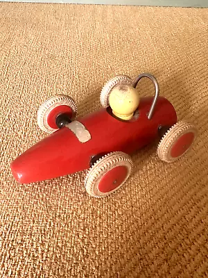 Vintage Wooden Toy Racing Car 1960s • $6.20