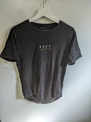 KSCY Shirt Mens Small Black Washed Vintage Style Athleisure Kiss Chacey • $20