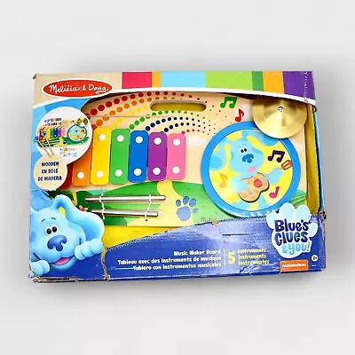 Melissa & Doug Blue'S Clues & You! Wooden Music Maker Board (UNTESTED) • $31.99