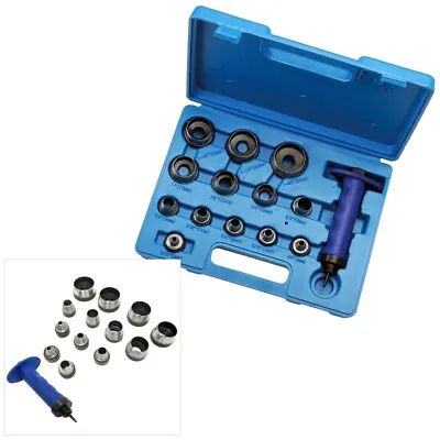 Hollow Hole Punch Tool 5mm-35mm Leather Rubber Gasket Cutter + Storage Case 14pc • £19.99
