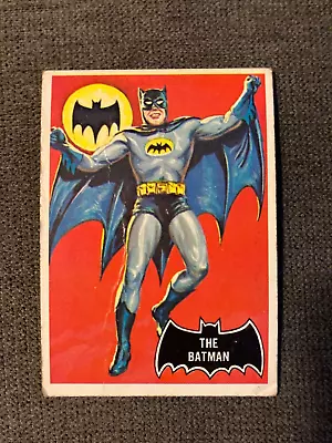 1966 Topps Batman #1 The Batman - VG To Ex - See Photos • $185