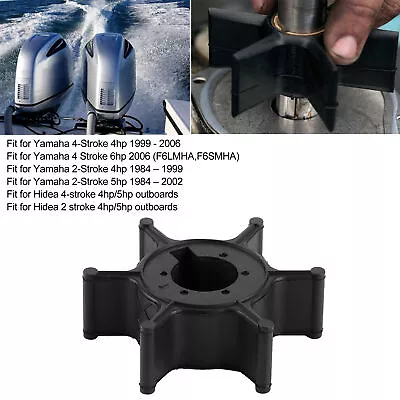 Outboard Water Pump Impeller 6E0‑44352‑00 For  4 5 6 2/4 Stroke Mo⁺ • $9.99