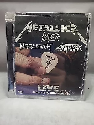 The Big 4 Live From Sofia Bulgaria Metallica Slayer Megadeth Anthrax DVD  • $6