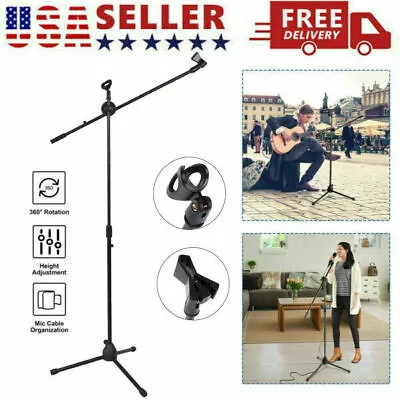 NEW Hot Sale Glarry Metal Folding Type Tripod Boom Microphone Mic Stand • $20.98