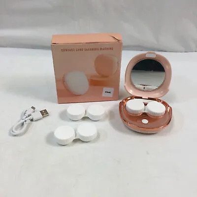 Lasiyanor Pink Portable Ultrasonic Contact Lens Cleaner Machine With USB Charger • $29.99
