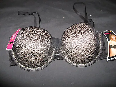 Maidenform 5841 Self Expressions 05841 Strapless Bra Black 34D Or 36C NWT • $13.45