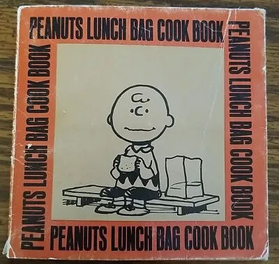 Charlie Brown Peanuts Lunch Bag Cook Book First Printing 1970 Scholastic Vintage • $3.99