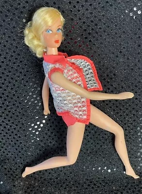 WORKS! Blonde Mod Talking Barbie Doll Vintage Nape Curl Mattel 1969 Repaired OSS • $250