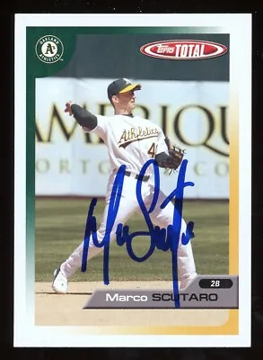 2005 MARCO SCUTARO Signed Card Autograph AUTO A'S METS • $19.99