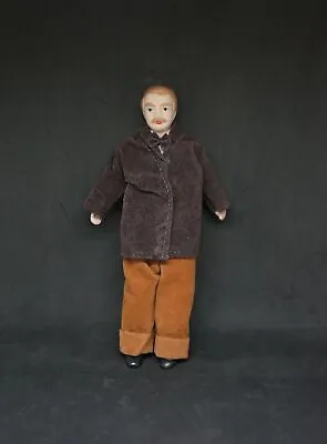 1/12 Scale Dollhouse Miniature Vintage Victoria Ceramic Doll Dad Friend Family • $9.72