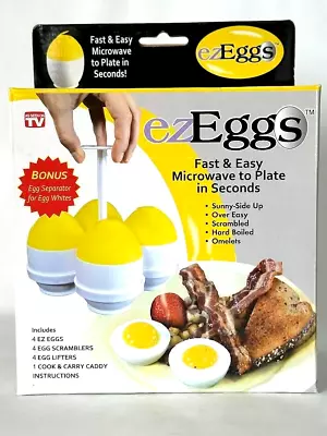 As Seen On TV - EZ Eggs™ - Fast & Easy Microwave To Plate - Egg Separator • $11.99