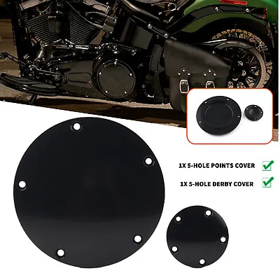 5-Hole Derby Timing Points Cover For Harley Street Electra Glide FLHT Blackline • $42.98