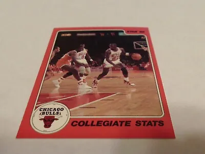 1986   Star   Michael  Jordan   Rookie # 2   Collegiate  Stats     Mint  !! • $2600