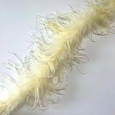 £17.36 • Buy Ostrich & Marabou Feather Boa - Cream