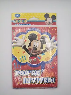 Mickey Mouse Clubhouse Party Invitations Thank You Postcards Envelopes 8 Pk New • $4.75