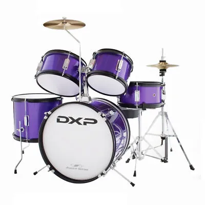 DXP 5 Piece Junior Drum Kit - Purple • $367.95