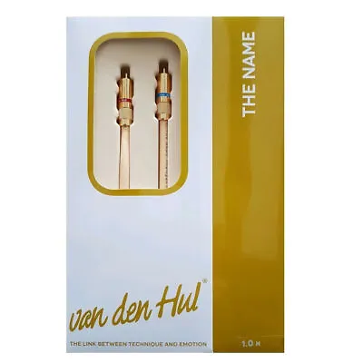 Van Den Hul The Name 1m 5 STAR Analogue Interconnects 2RCA To 2RCA • $95.35