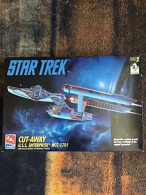 AMT 1/650 Scale Star Trek Cutaway USS Enterprise NCC-1701 Model Kit - Open Box • $19.99