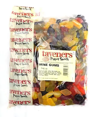 Taveners Wine Gums 3kg - Traditional Pick N Mix Sweets • £16.99