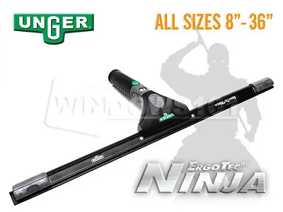 Unger ErgoTec Ninja Complete Squeegee For Window Cleaning Washing - ANY SIZE! • £53.92