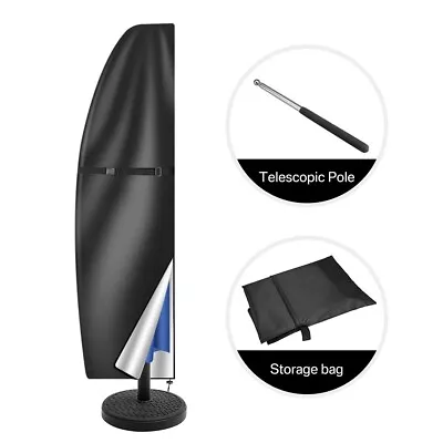 £5.99 • Buy Parasol Banana Umbrella Cover Waterproof Cantilever Outdoor Garden Patio Shield