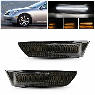 For 2003-2006 Infiniti G35 Sedan Sequential Switchback LED Marker Side Light DRL • $32.29