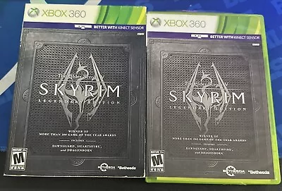 The Elder Scrolls V 5 Skyrim Legendary Edition — Complete! (Xbox 360 2013) • $12.99