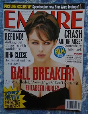 Empire 1997 Elizabeth Hurley Cronenberg Crash Evita John Cleese Quadrophenia • £2.99