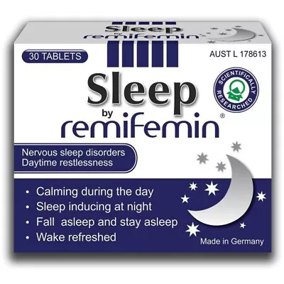 REMIFEMIN SLEEP 30 TAB   German Made / Aussie Stock • $12.84