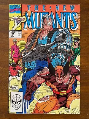 NEW MUTANTS #94 (Marvel 1983) VF Liefeld Wolverine • $8