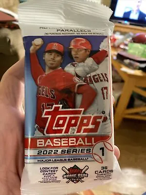 Tops Baseball Series 1 2022. 36 Card Pack. Cello Pack • $3