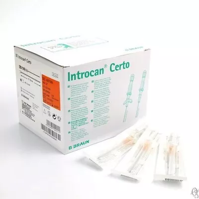 Braun Introcan Cannula Piercing Needles 14g - Orange • £4