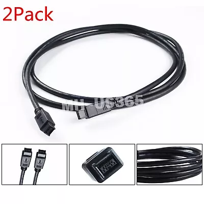 2x ILINK PC Mac 6FT FireWire 800 9Pin Male To 9Pin Male IEEE1394b Cable Cord • $8.48