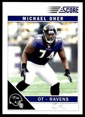 2011 Score 25 Michael Oher  Baltimore Ravens  Football Card • $1.75